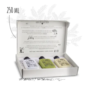 Confezione regalo Olio extra vergine di oliva artigianale - 3 bottiglie da 250ml