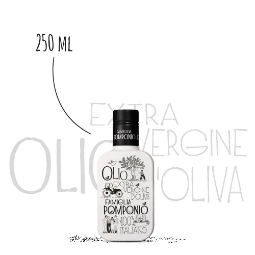 Olio Extra Vergine di Oliva - Bottiglia da 250ml - Famiglia Pomponio