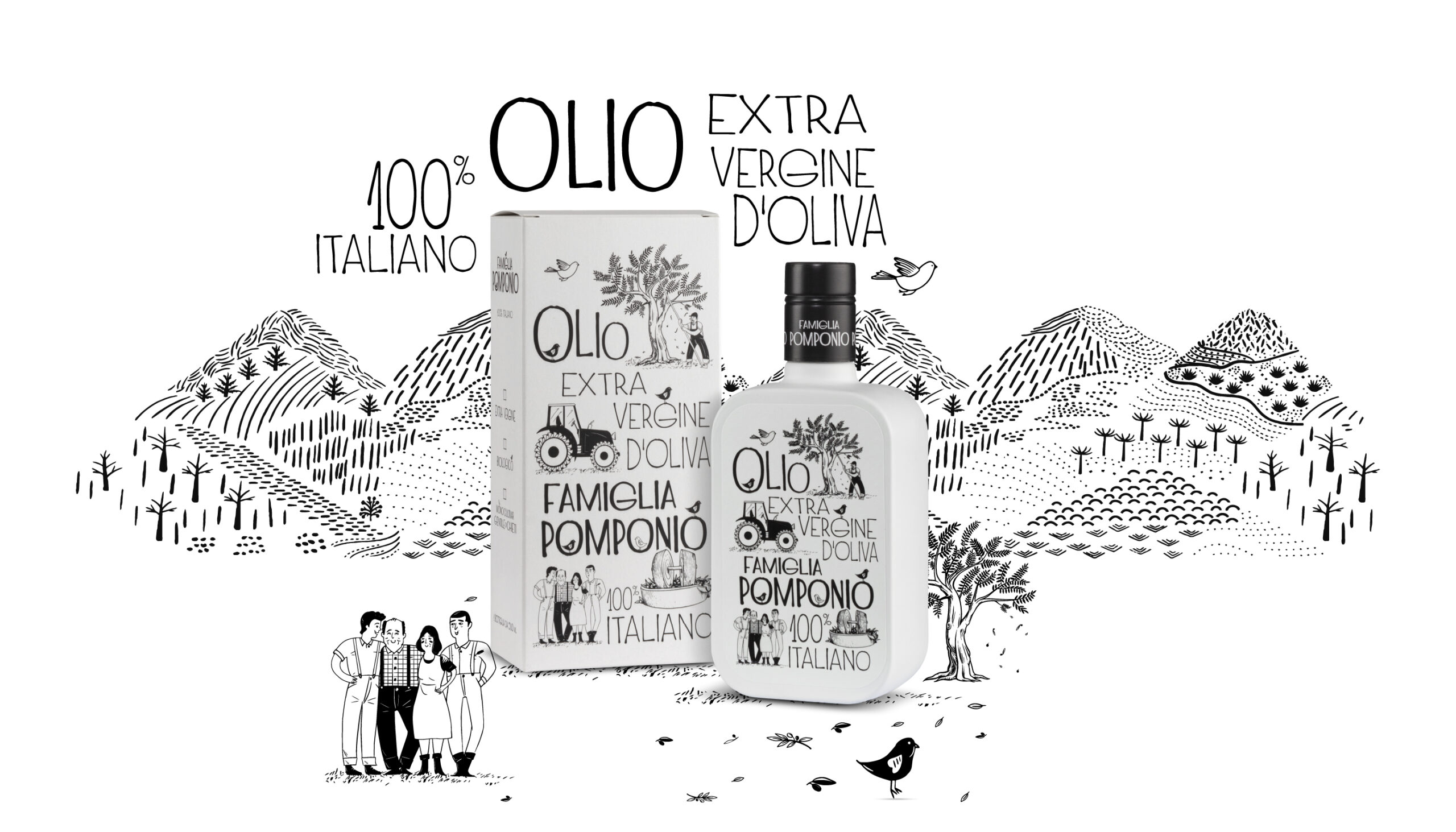 Olio EVO 100% Italiano con scatolina - Olio artigianale abruzzese